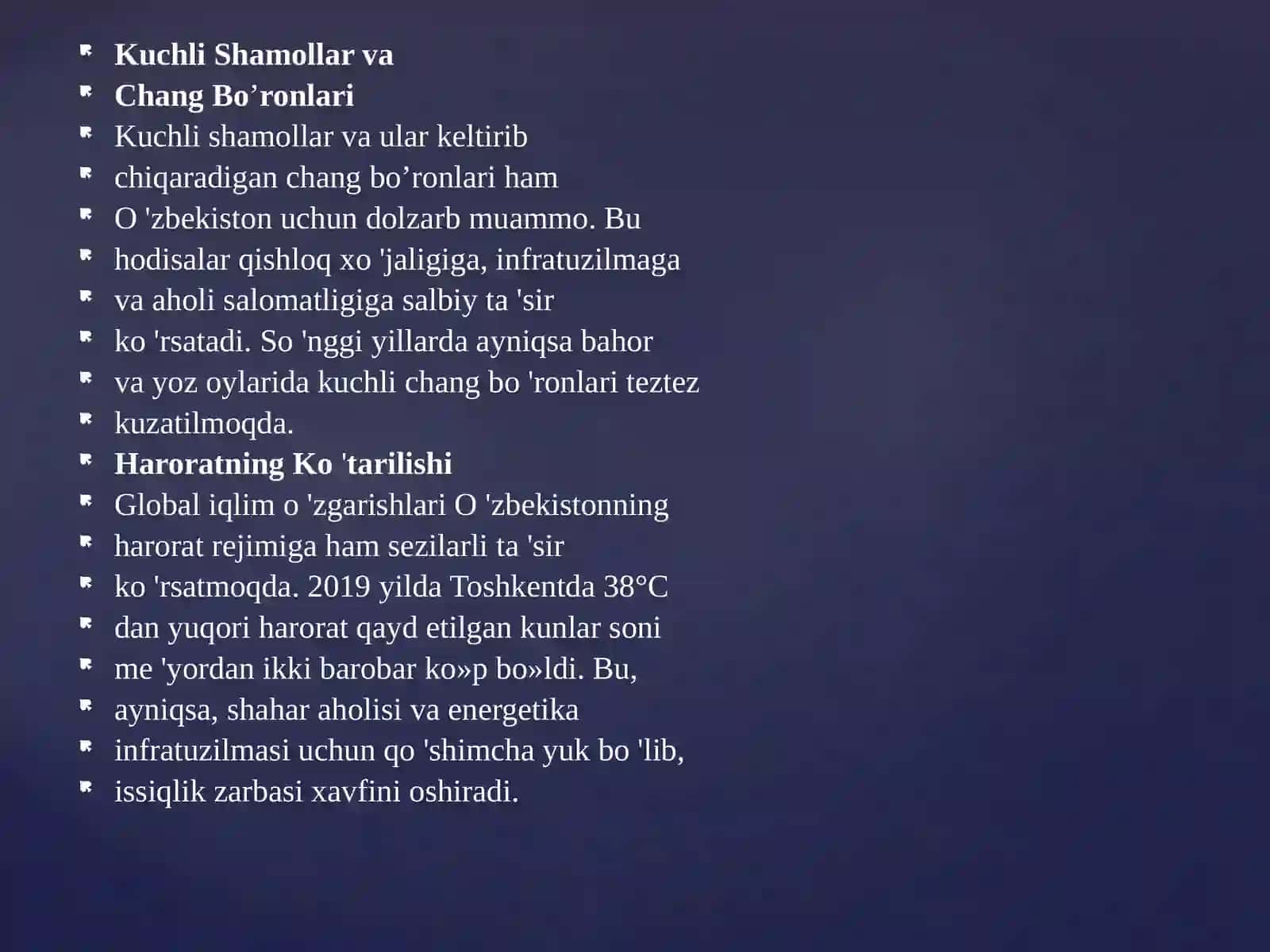 Noqulay Meteorologik Hodisalar 3