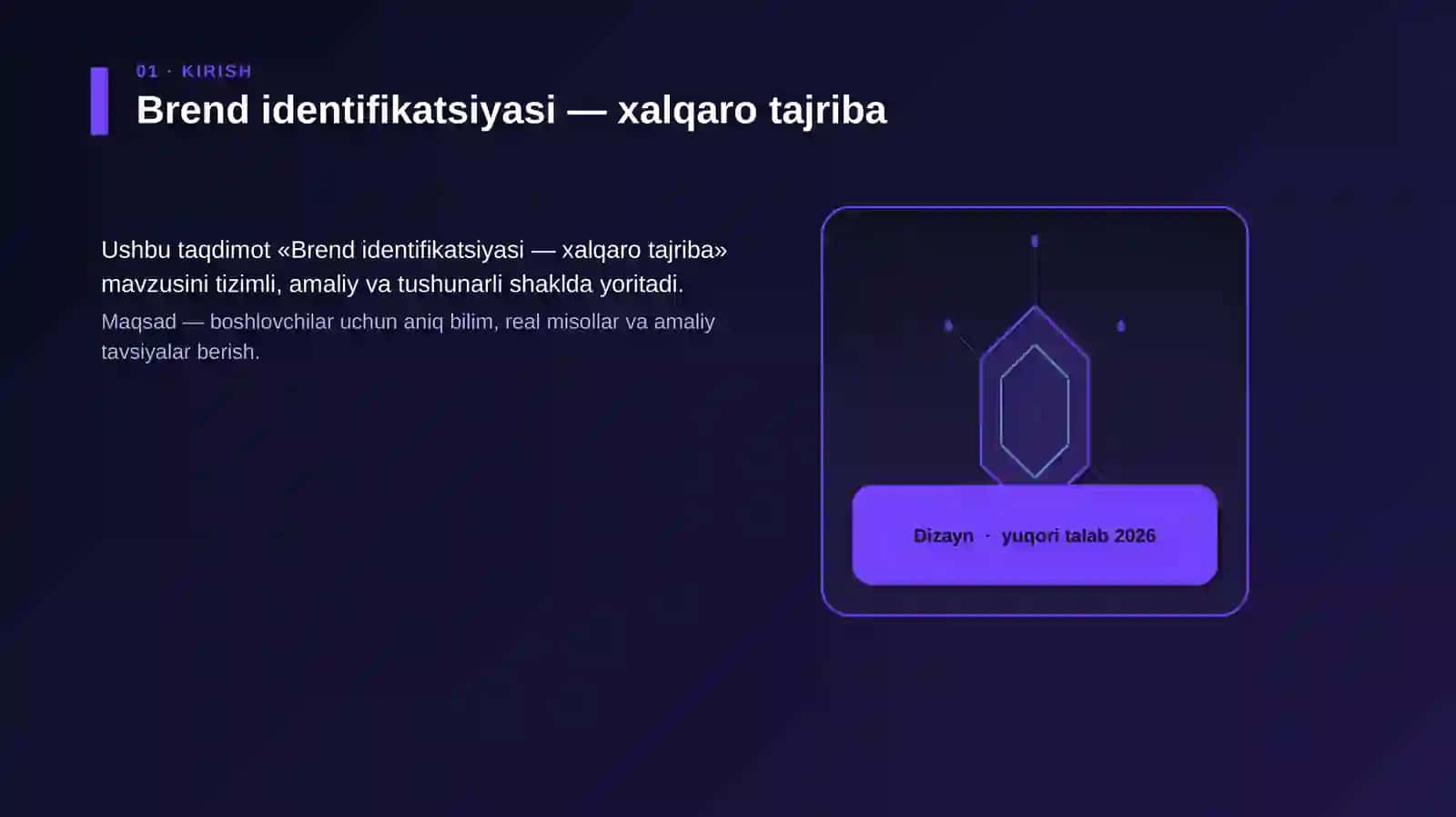 Brend identifikatsiyasi — xalqaro tajriba 3