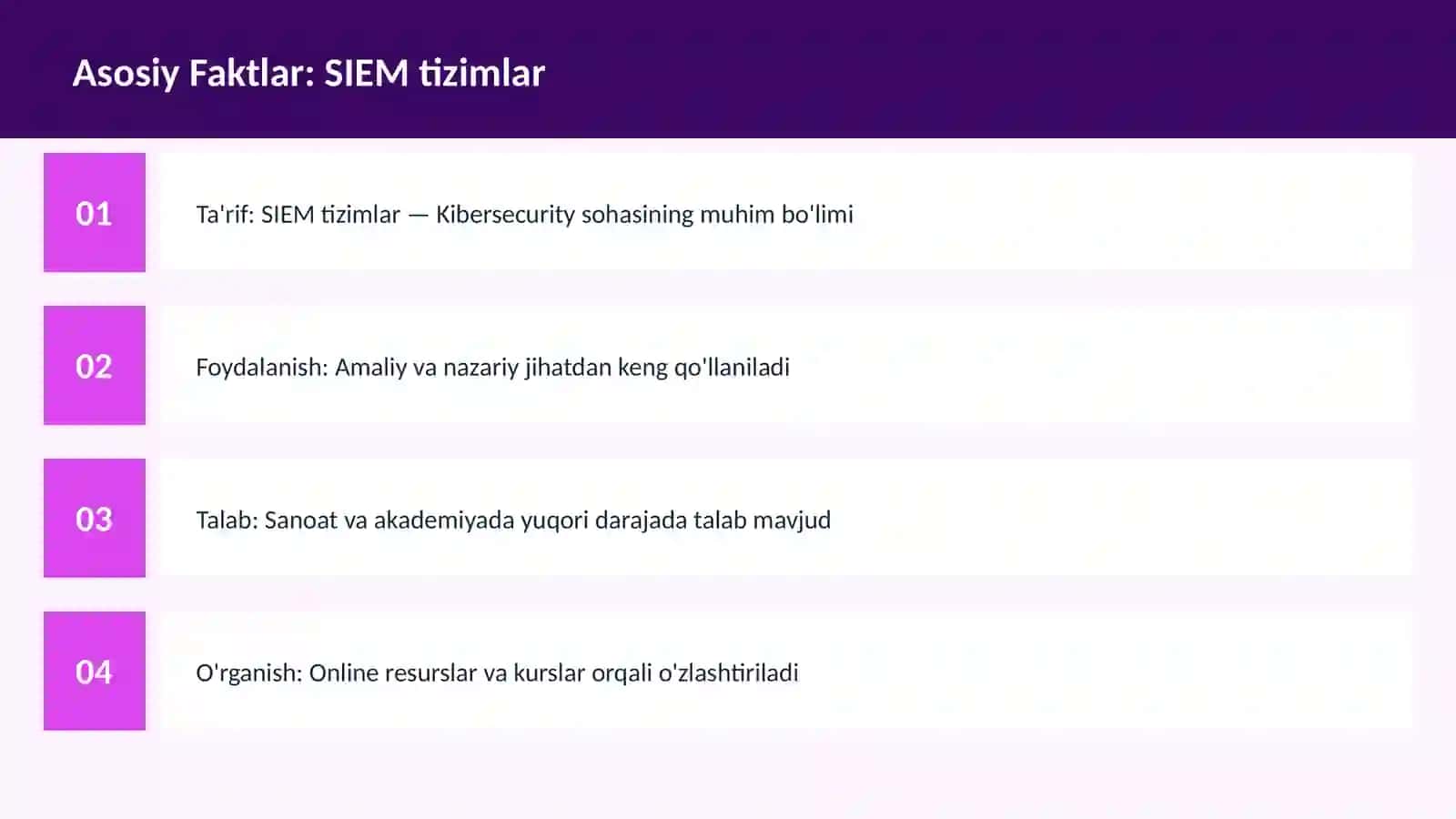 SIEM tizimlar 3