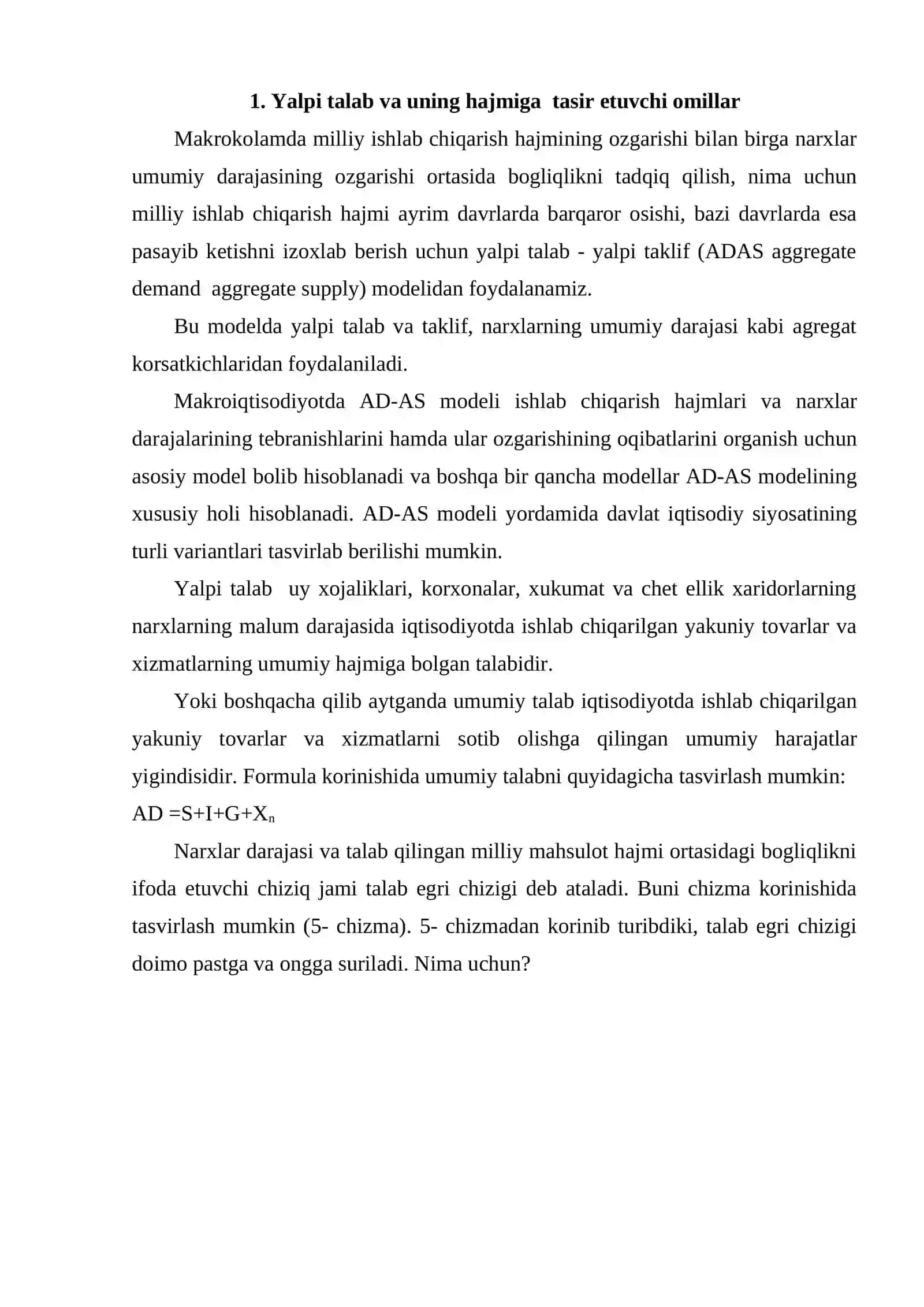 Yalpi talab va uning hajmiga ta’sir e’tuvchi omillar 3