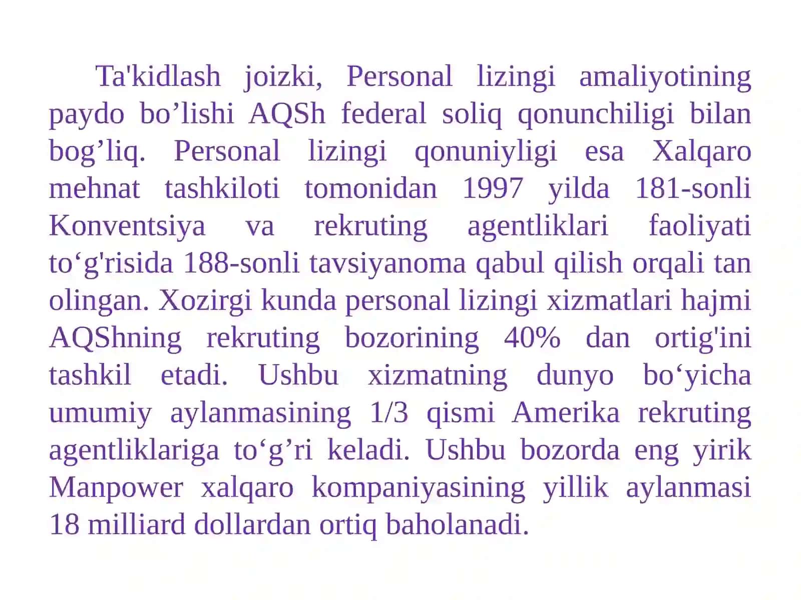 XORIJDA REKRUTMENT TAJRIBALARI 3