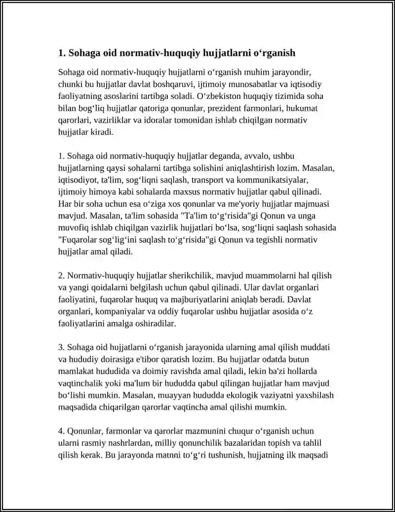 SOHAGA OID HUJJATLAR BILAN TANISHISH 3