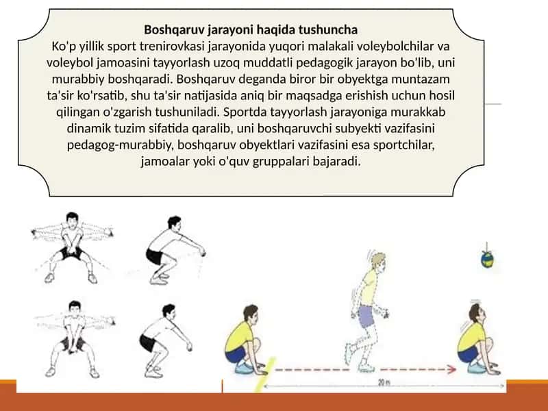 Voleybolchilar tayyorlash jarayonini boshqarish 3