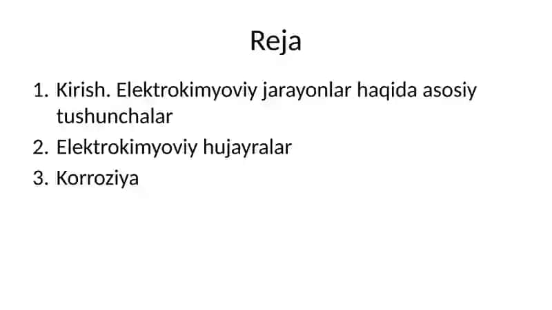 Elektrokimyoviy jarayonlar 3