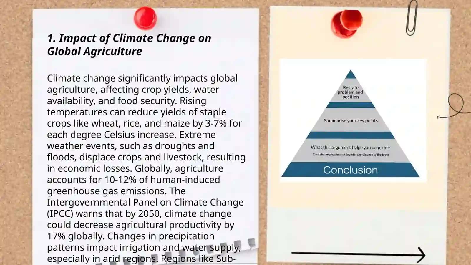 Impact of Climate Change on Global Agriculture 3