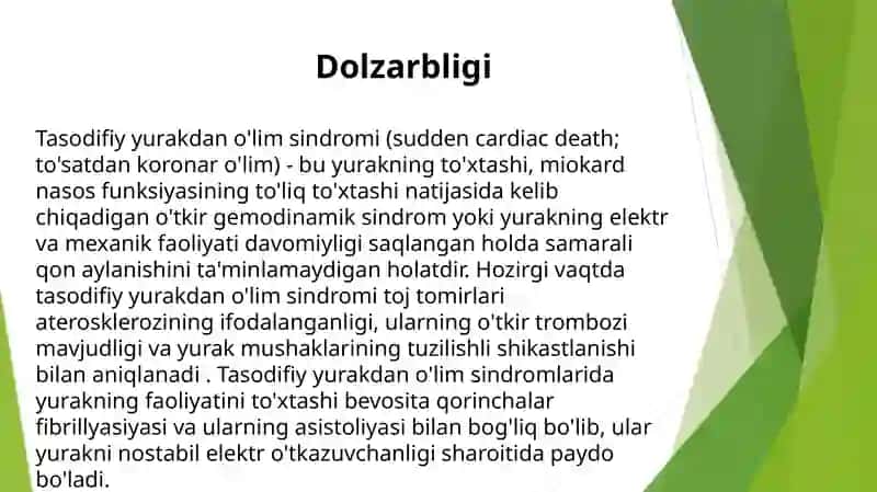 Tasodifiy Yurakdan O'lim Sindromi 3