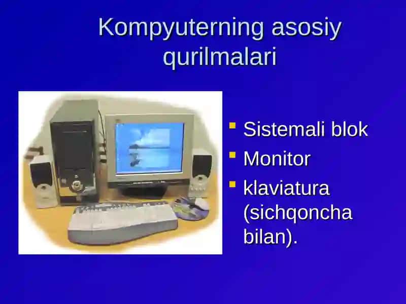 Shaxsiy kompyuter tuzilishi 3