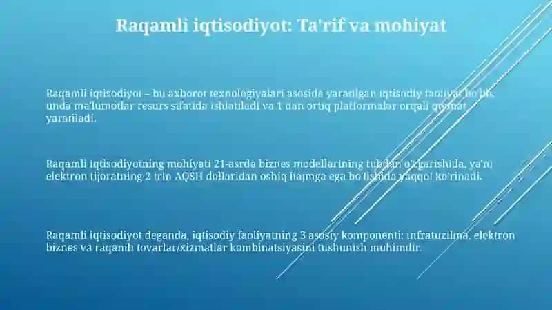 Raqamli iqtisodiyot 3