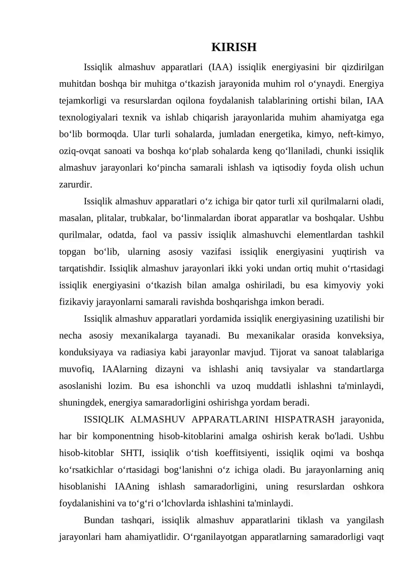 ISSIQLIK ALMASHUV APPARATLARI VA ULARNING HISOBI 3