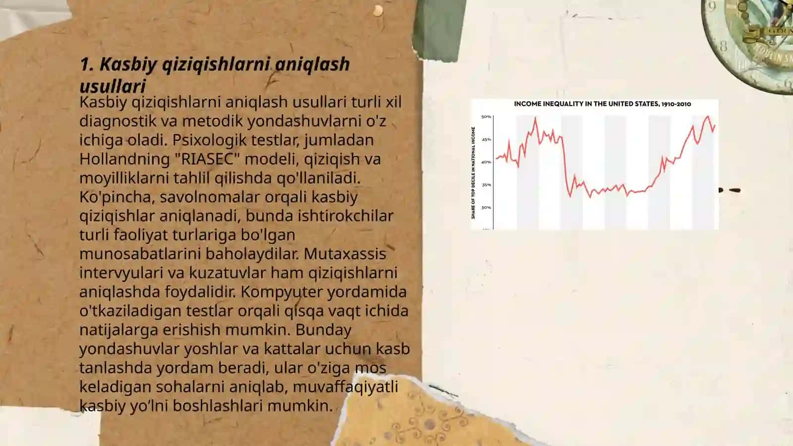 Kasbiy qiziqishlarni aniqlash usullari 3
