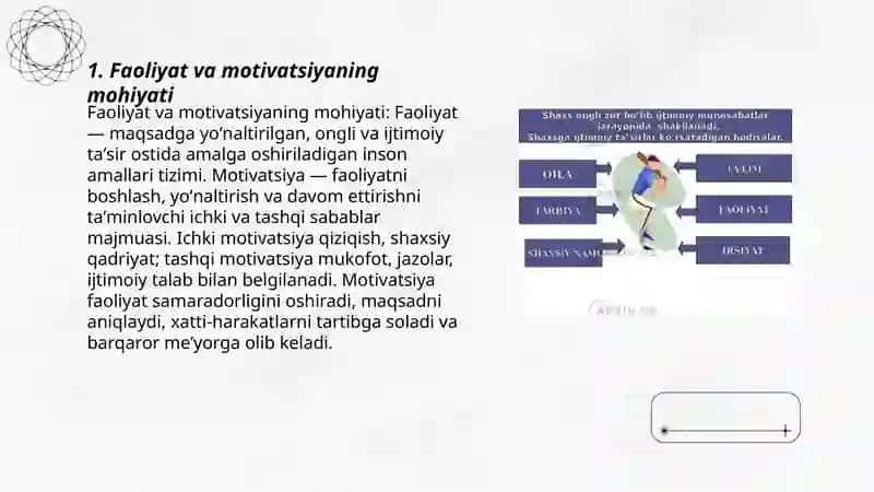 Faoliyat va motivatsiya 3