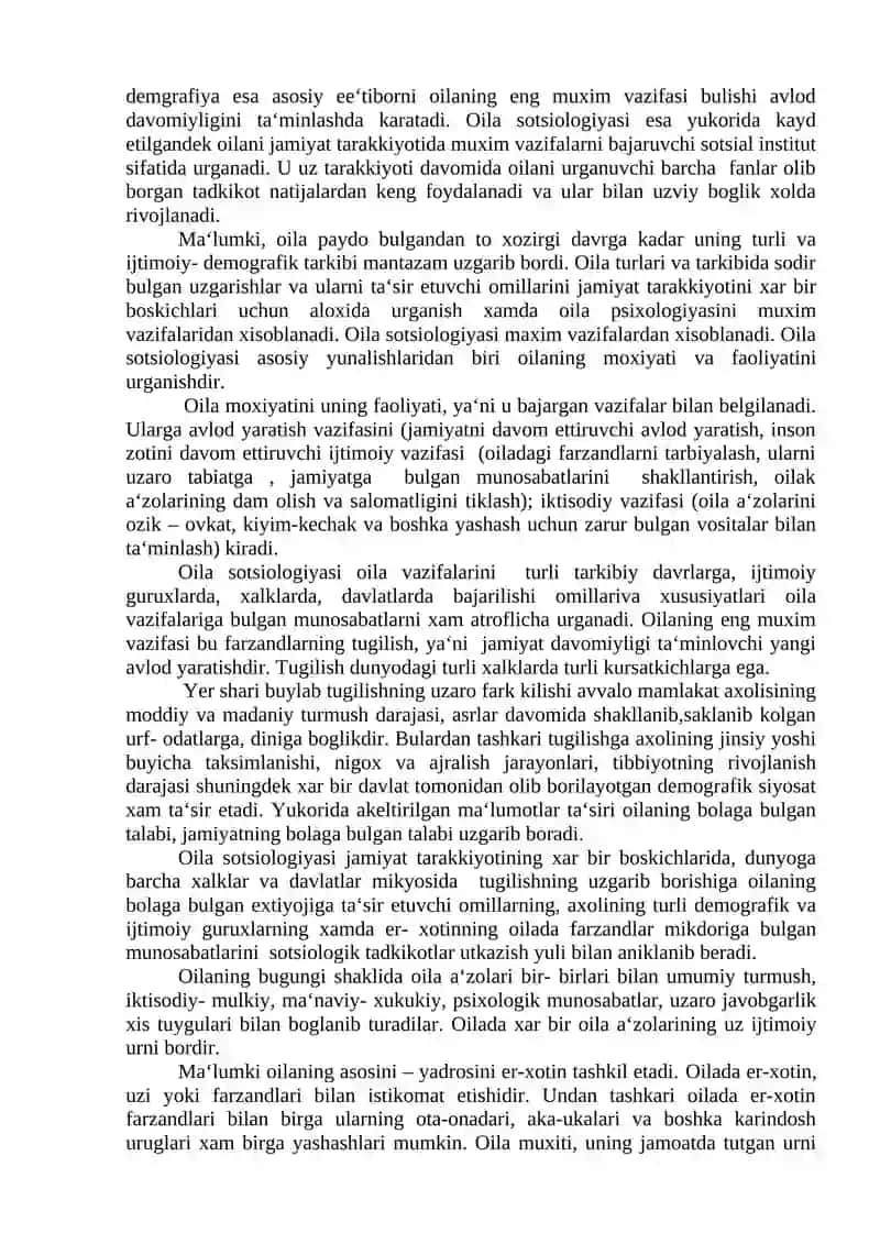 Oila va nikox sotsiologiyasi 3