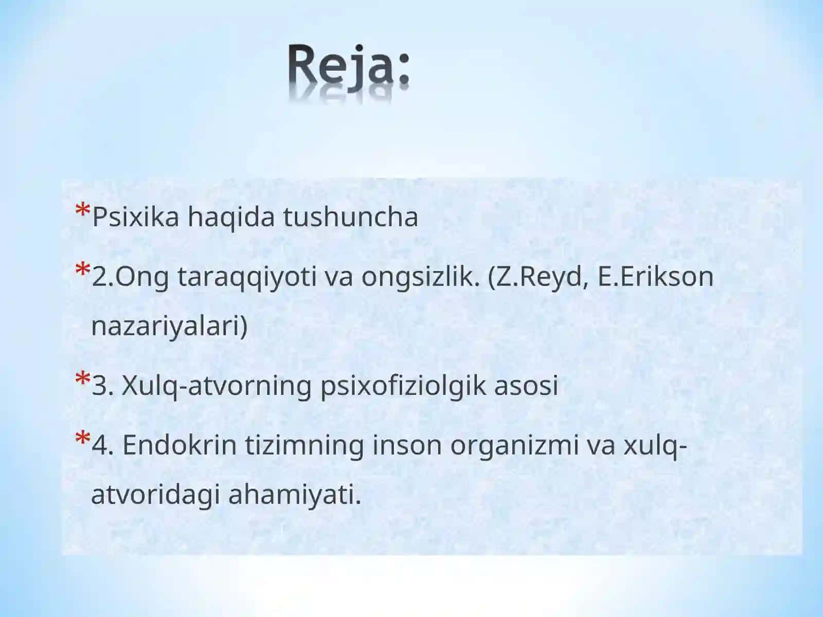 Psixika haqida tushuncha 3