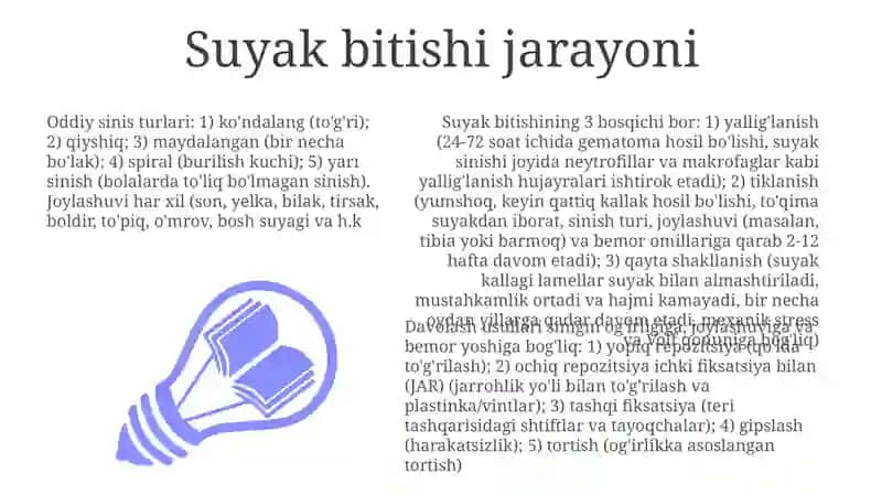 Suyak bitishi jarayoni 3