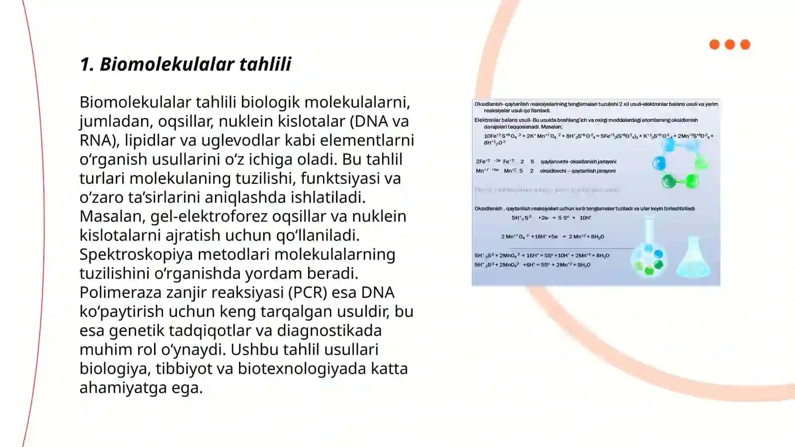 Biomolekulalar tahlili 3