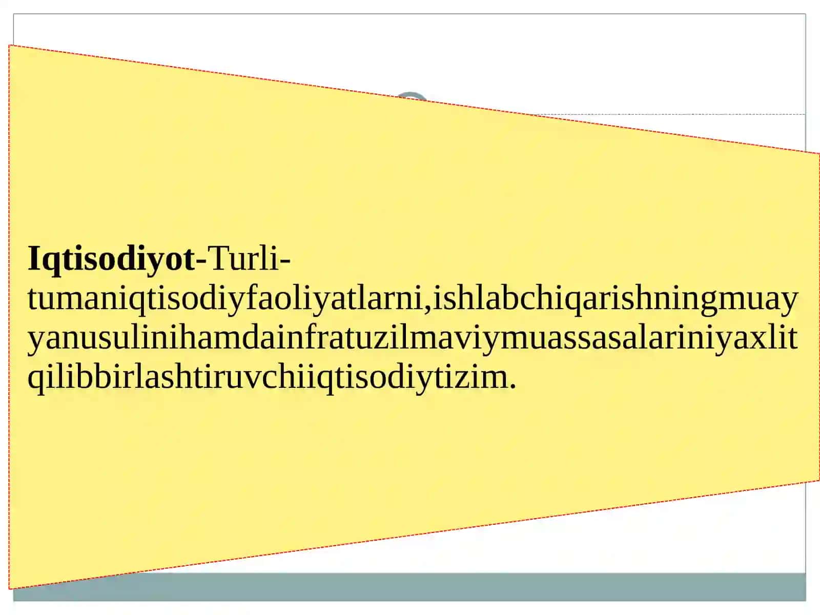 Iqtisodiyot turlari 3