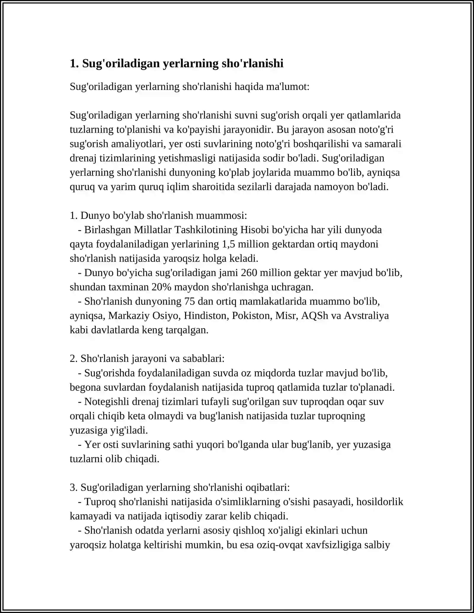 SUG‘ORILADIGAN YERLARNING DEGRADATSIYASI 3