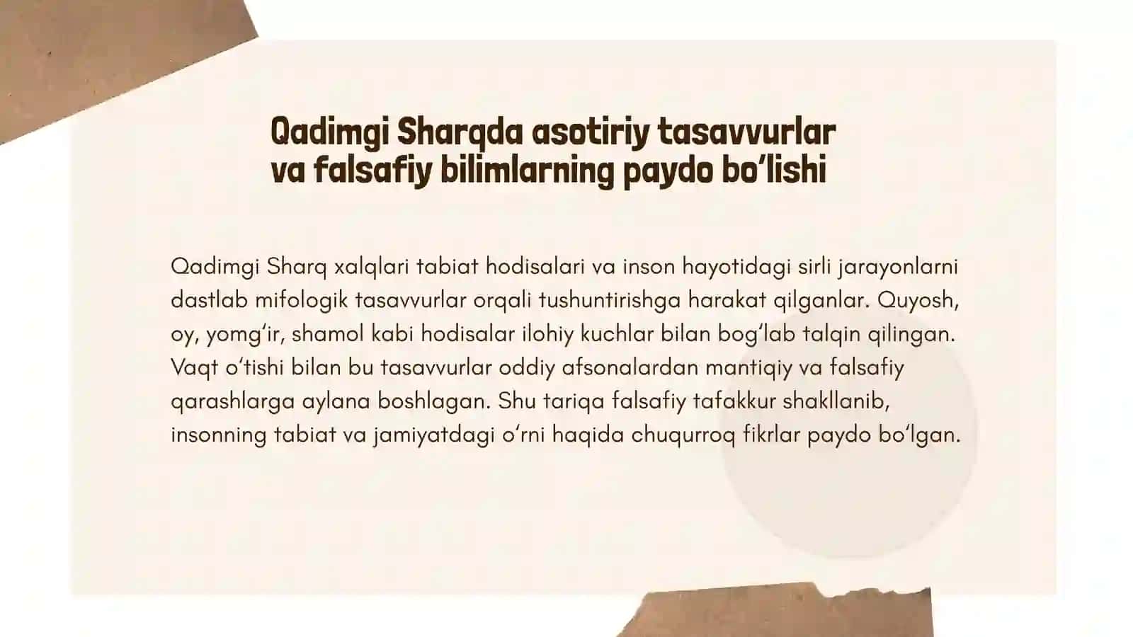 Sharq falsafasining mohiyati va ijtimoiy taraqqiyotdagi roli 3