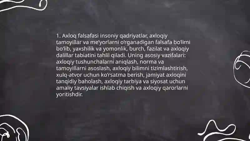 Axloq falsafasi 3