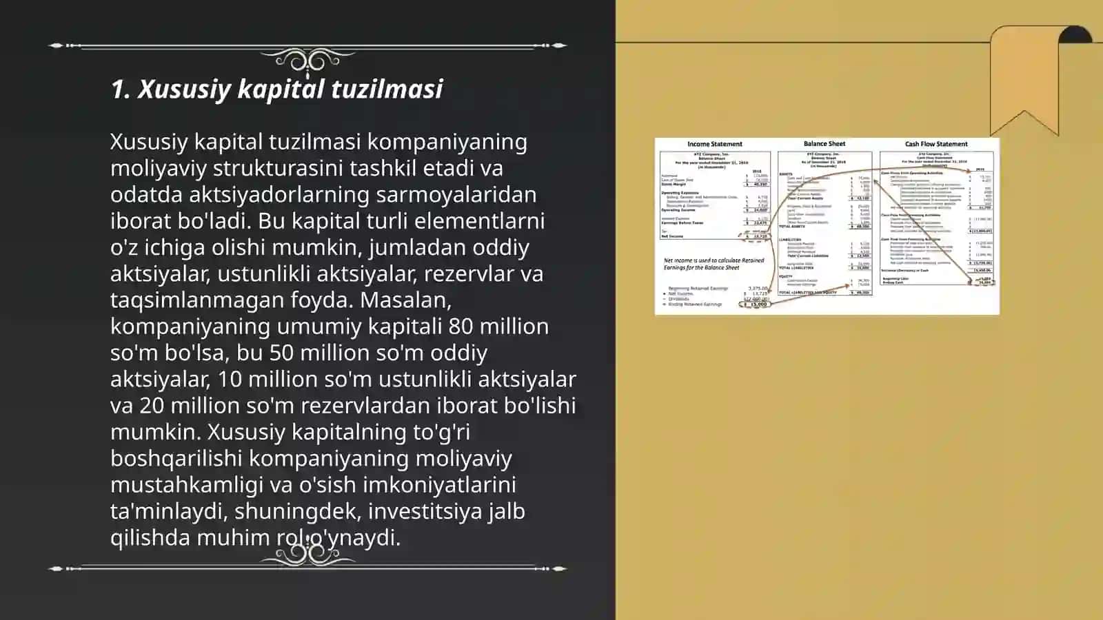 Xususiy kapital tuzilmasi 3