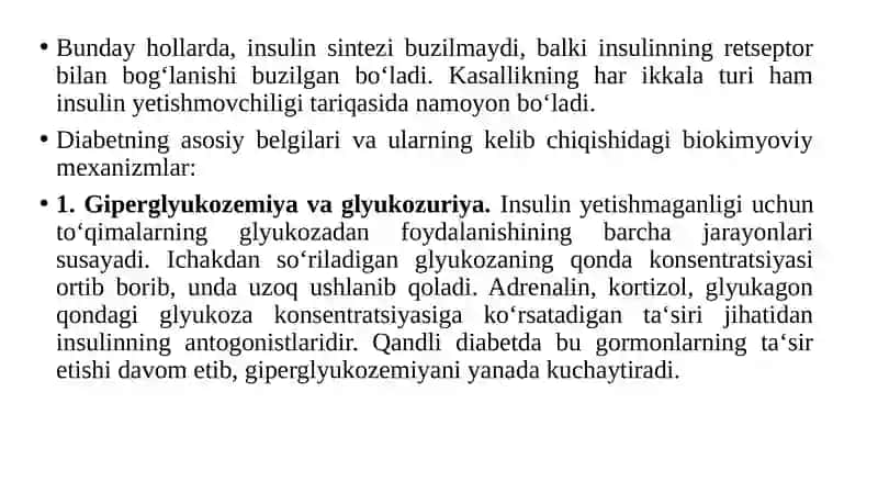 Endokrin tizim biokimyosi. 3