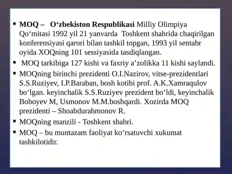 O‘zbekistonda Olimpiya harakatini boshqarilishi 3
