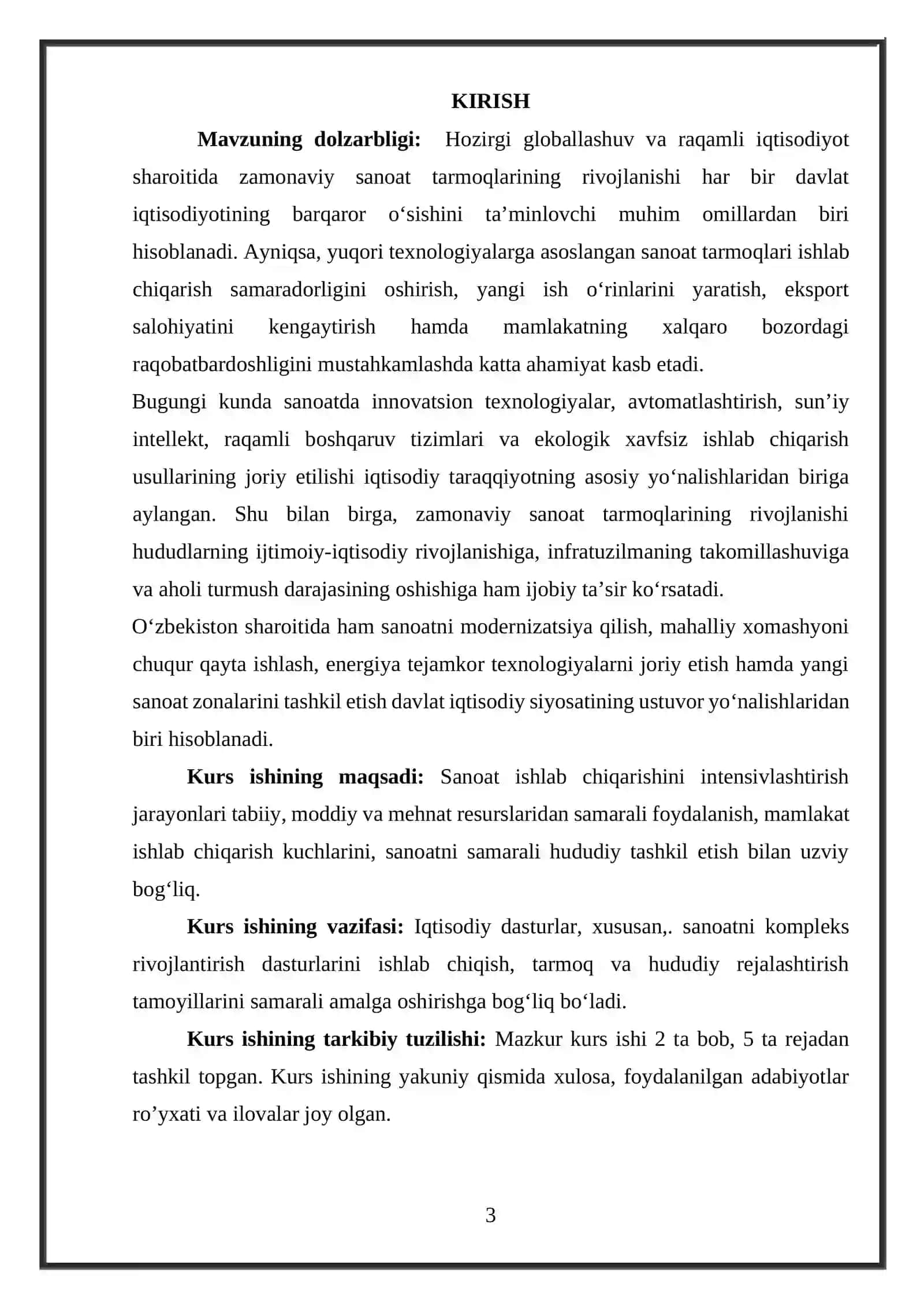 Zamonaviy sanoat tarmoqlarining rivojlanishi 3