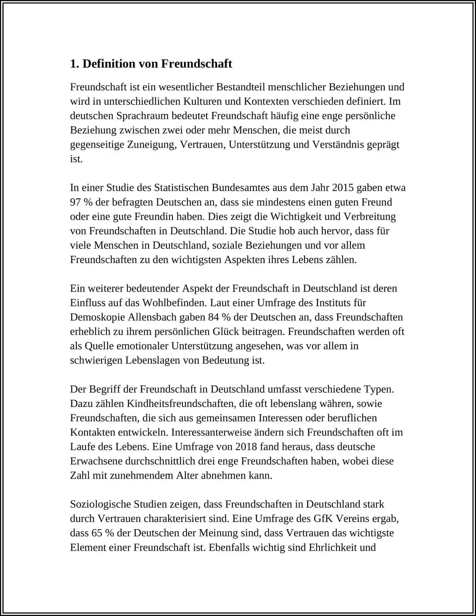 FREUNDE UND FREUNDSCHAFT 3