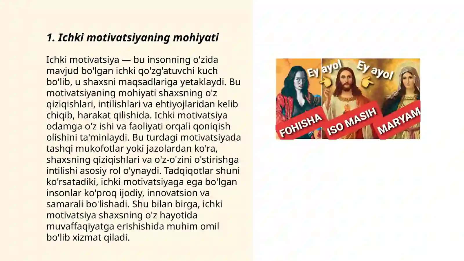 Ichki tashkiliy motivatsiyalar 3