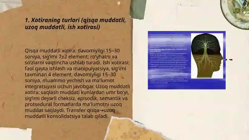 Xotira va tafakkur 3