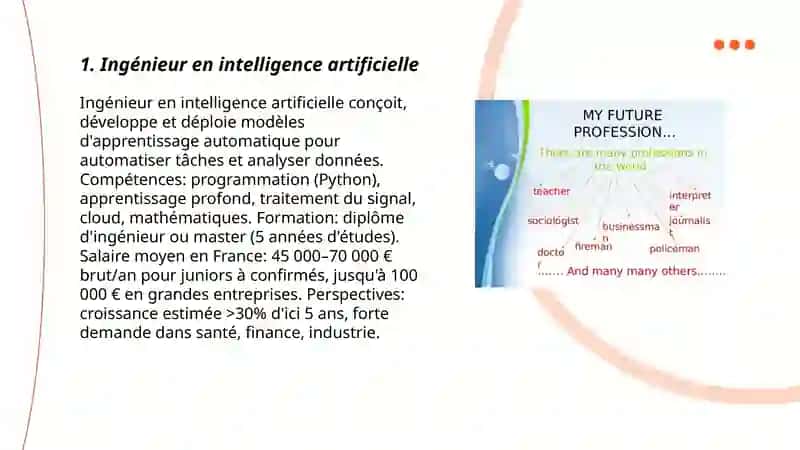 Ingénieur en intelligence artificielle 3