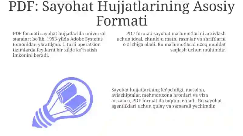 PDF: Sayohat Hujjatlarining Asosiy Formati 3