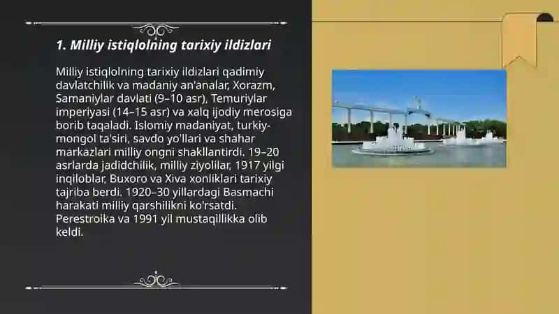 MILLIY ISTIQLOL XALQ ORZUSI 3