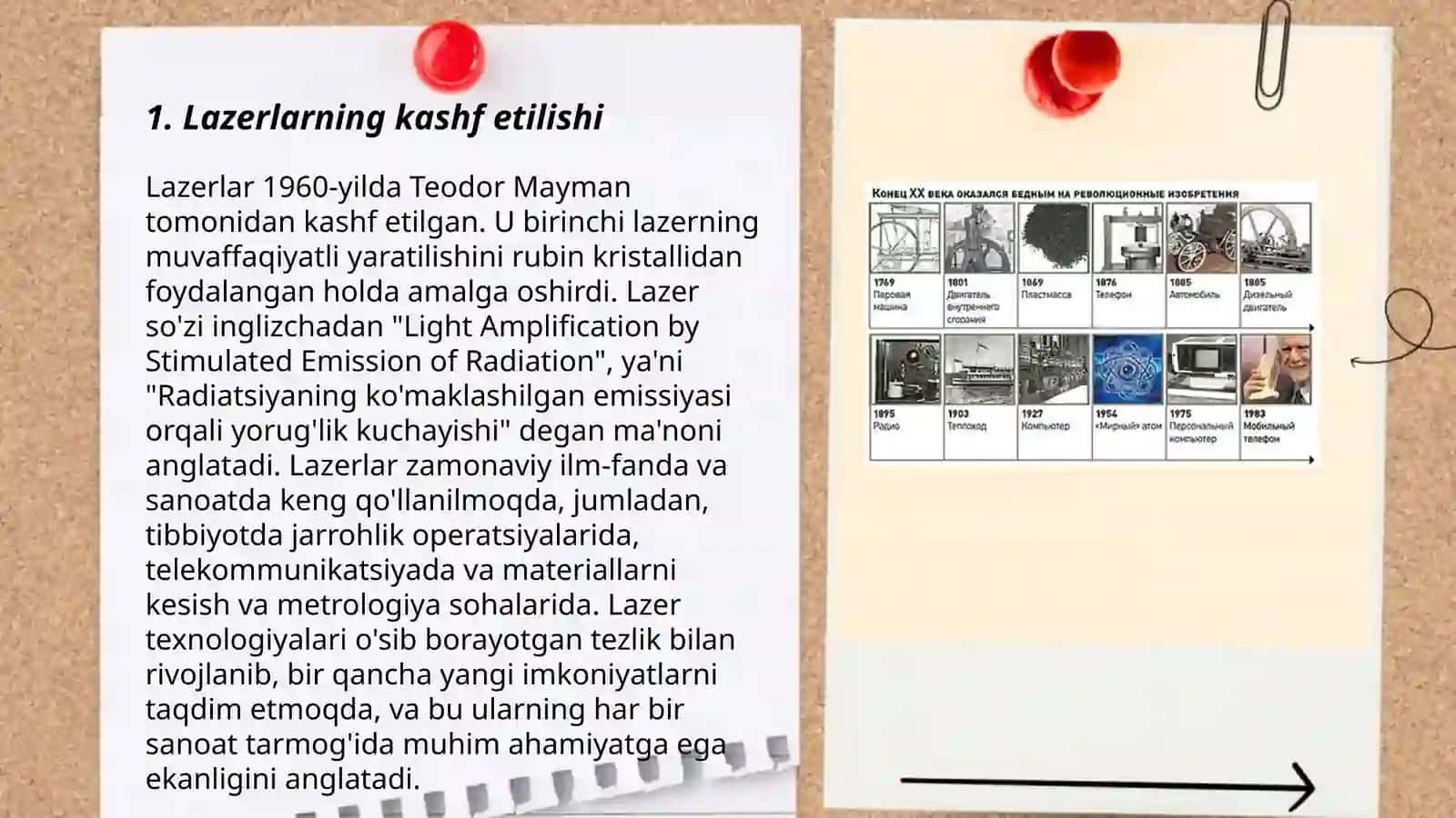 Lazerlarning yaratilish tarihi 3