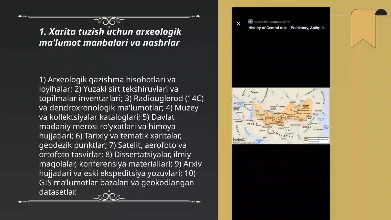 Eneolit davri ibtidoiy manzilgohlari xaritasi 3