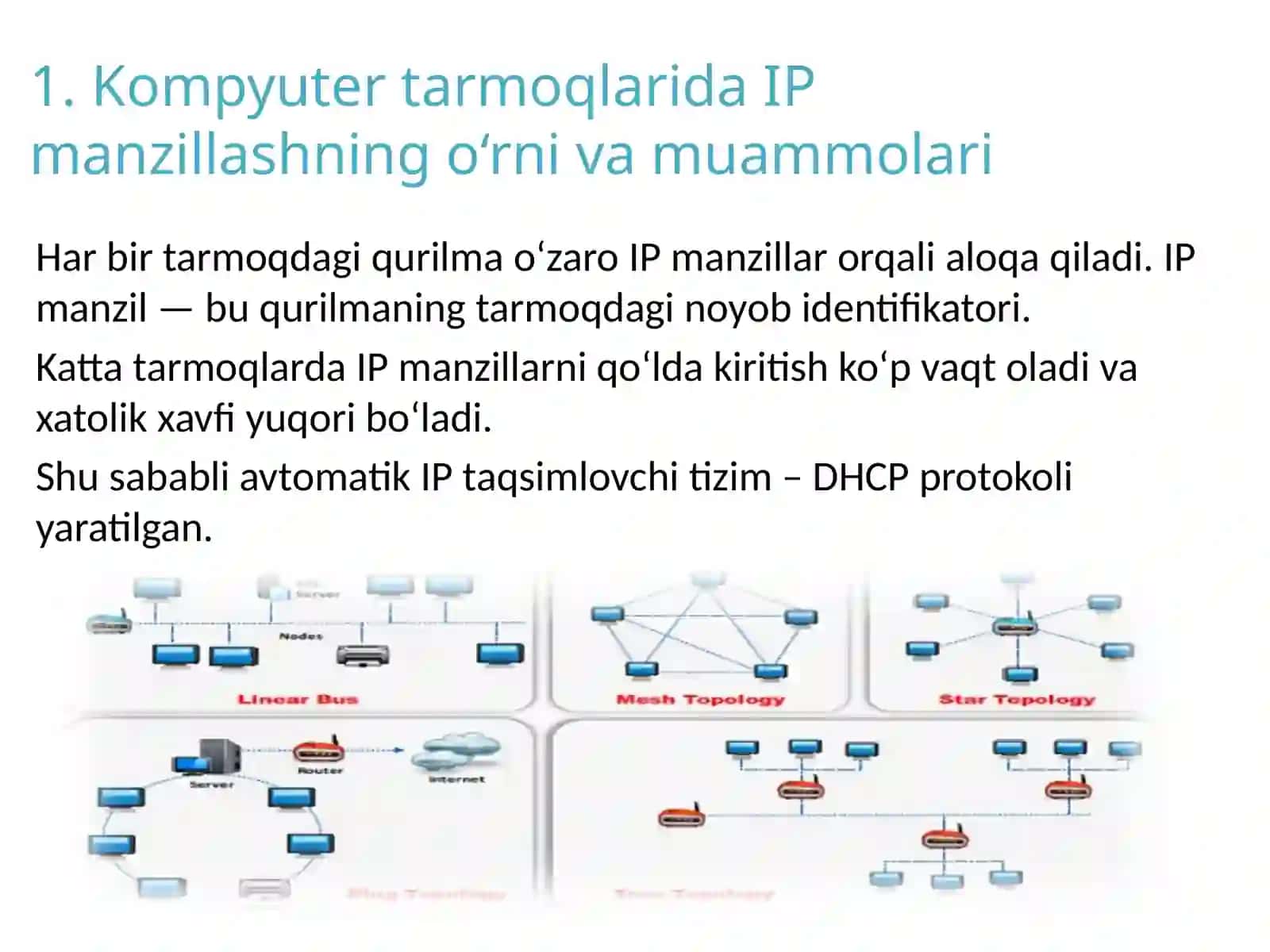 DHCP Protokoli va Dinamik IP Taqsimoti 3