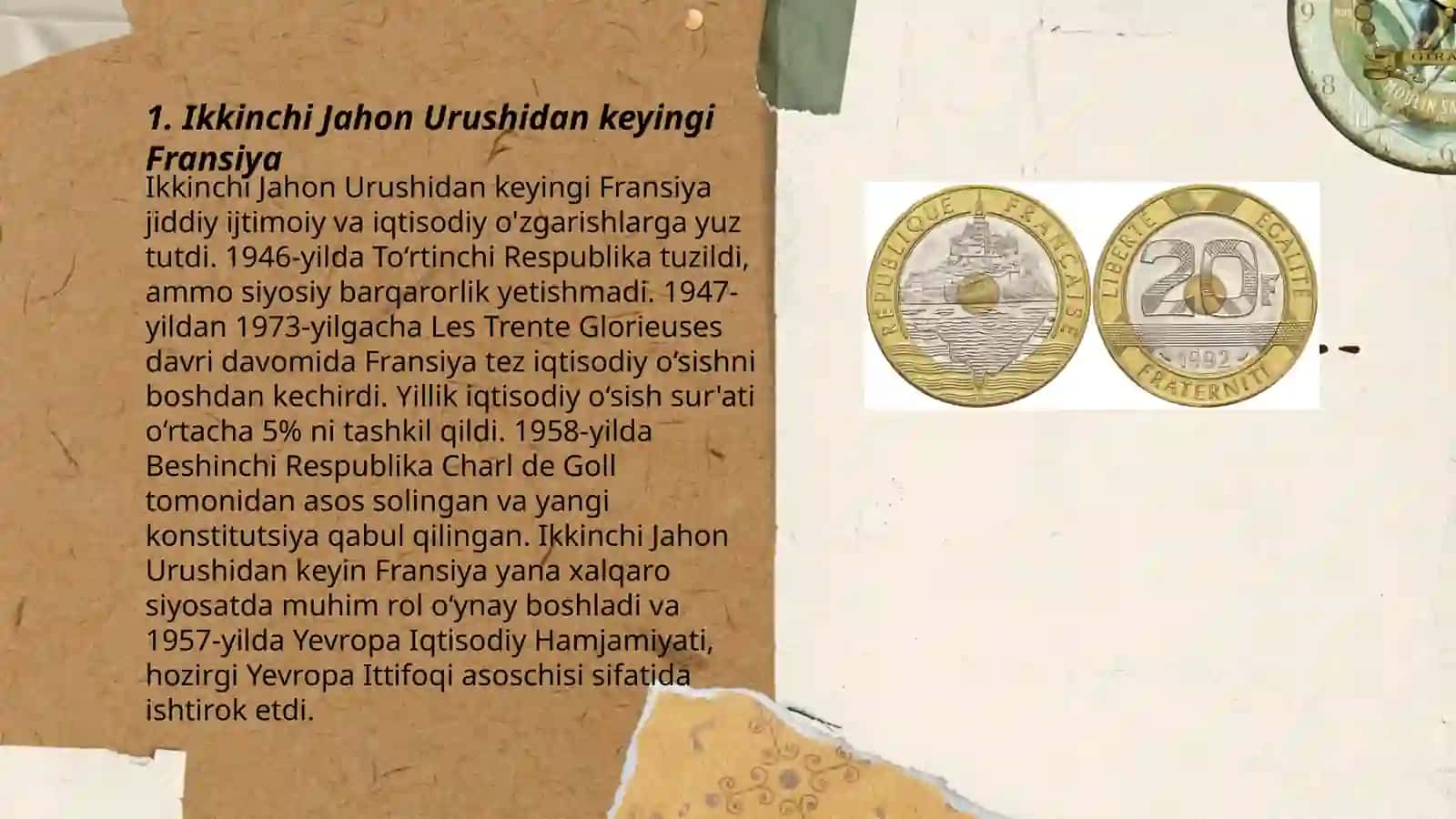 Ikkinchi Jahon Urushidan keyingi Fransiya 3