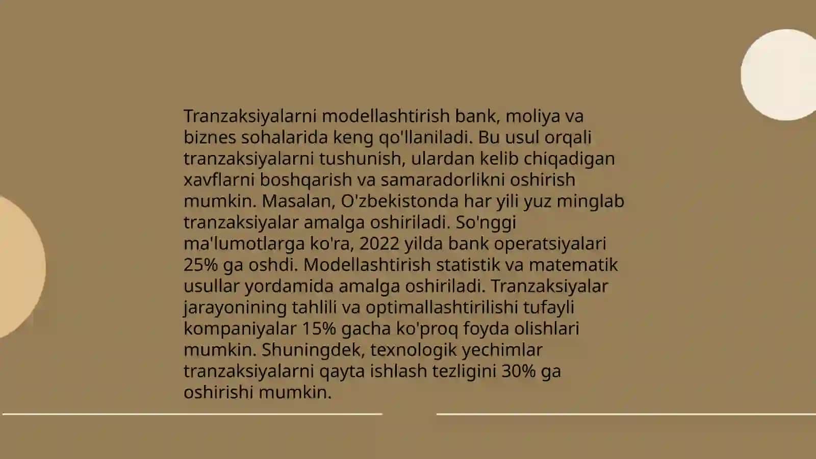 Tranzaksion tahlil 3
