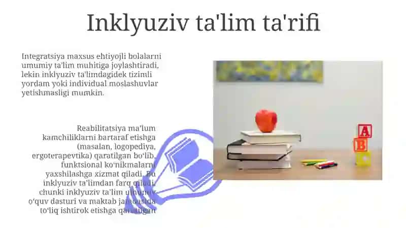 Inklyuziv ta'lim ta'rifi 3