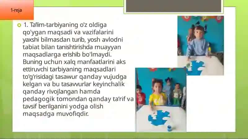 Tabiatbilan tanishtirish metodikasi 3