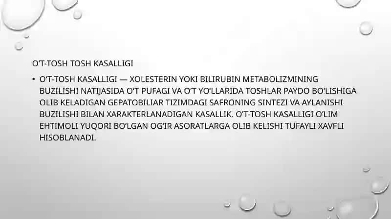 O’t-toshkasalliklari 3