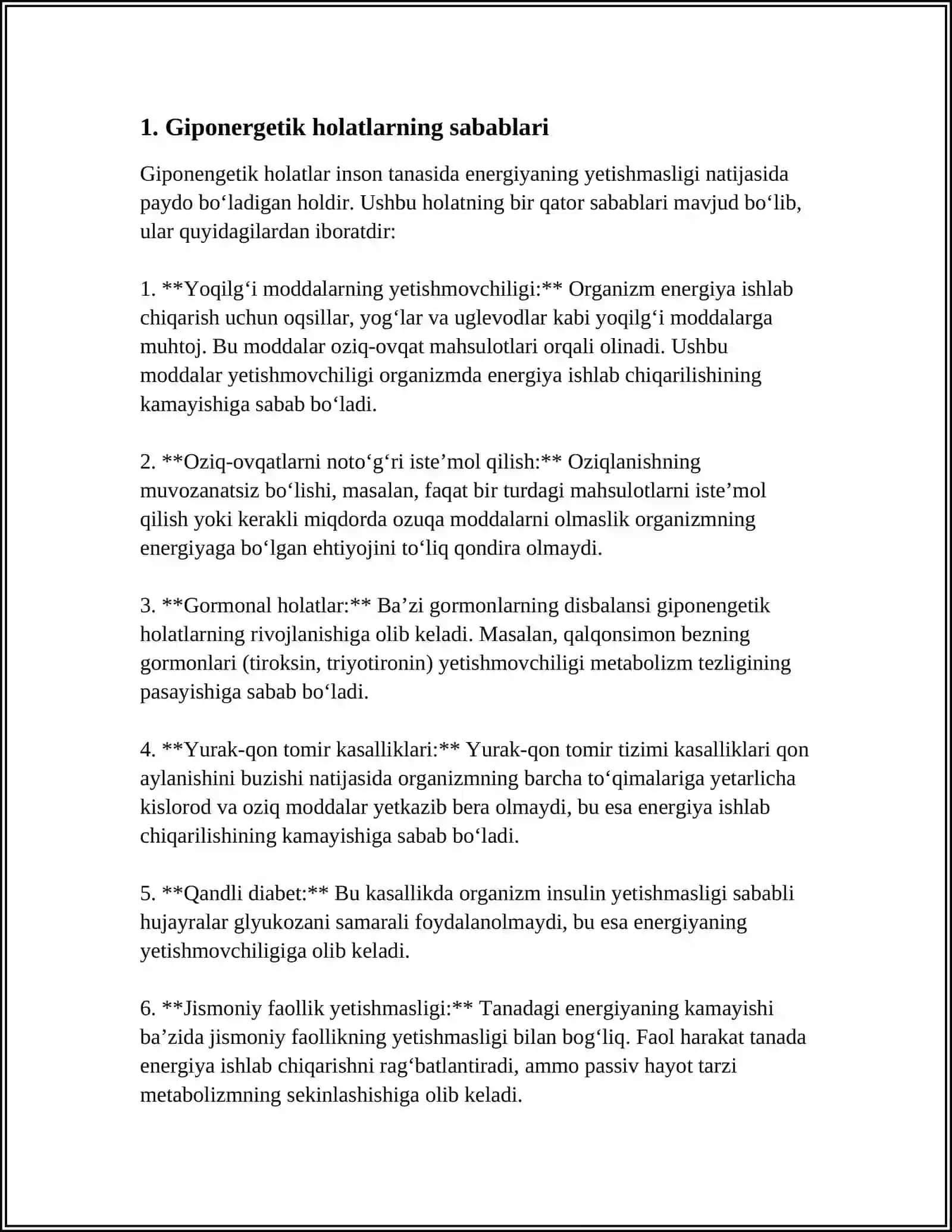 GIPOENERGETIK HOLATLAR 3