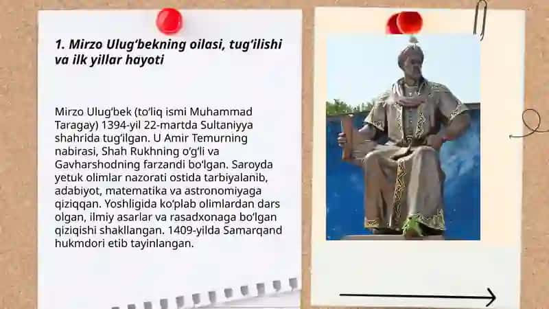 Mirzo Ulug‘bek - davlat arbobi va buyuk olim 3