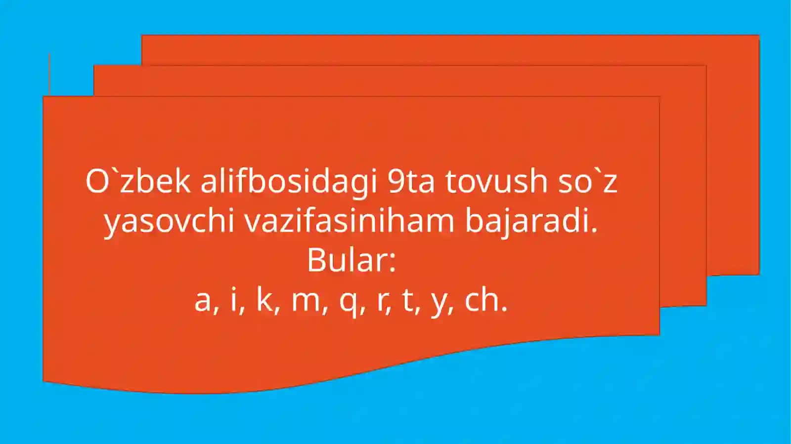 O'qituvchi vazifasi - "Qo'shimchalar" 3
