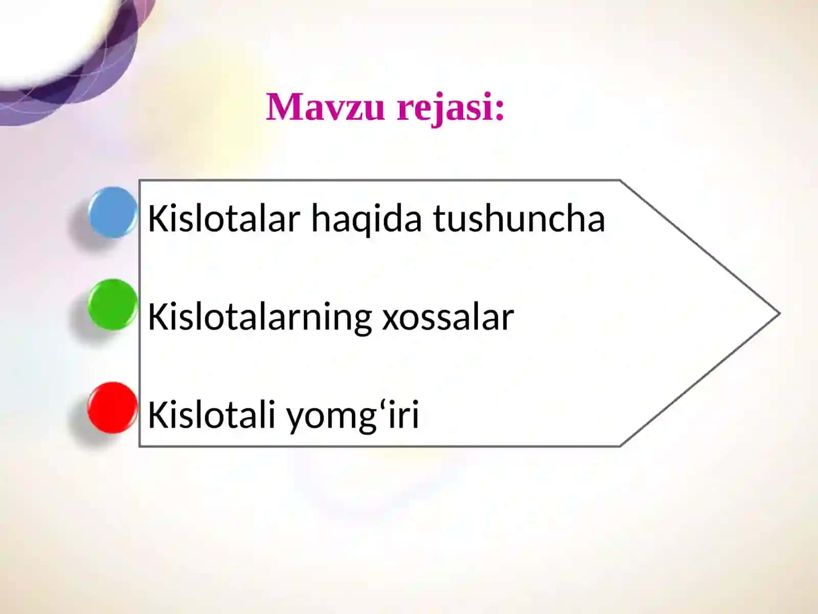 Kislotalarning metallar bilan o’zaro taʼsiri va kislotali yomg’ir 3