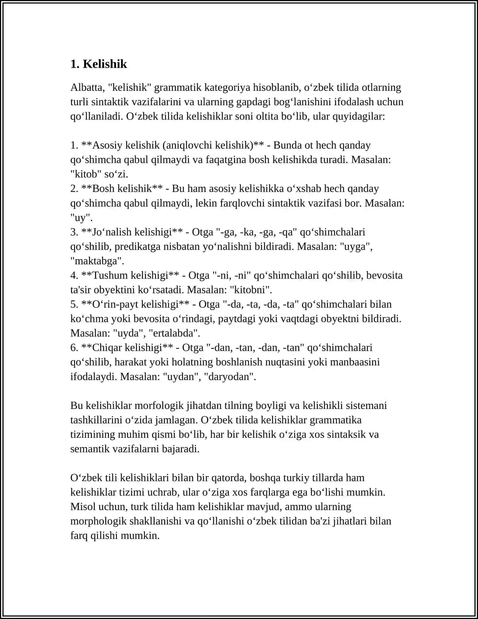 FEL VA UNING GRAMATIK KATIGORIYALARI 3