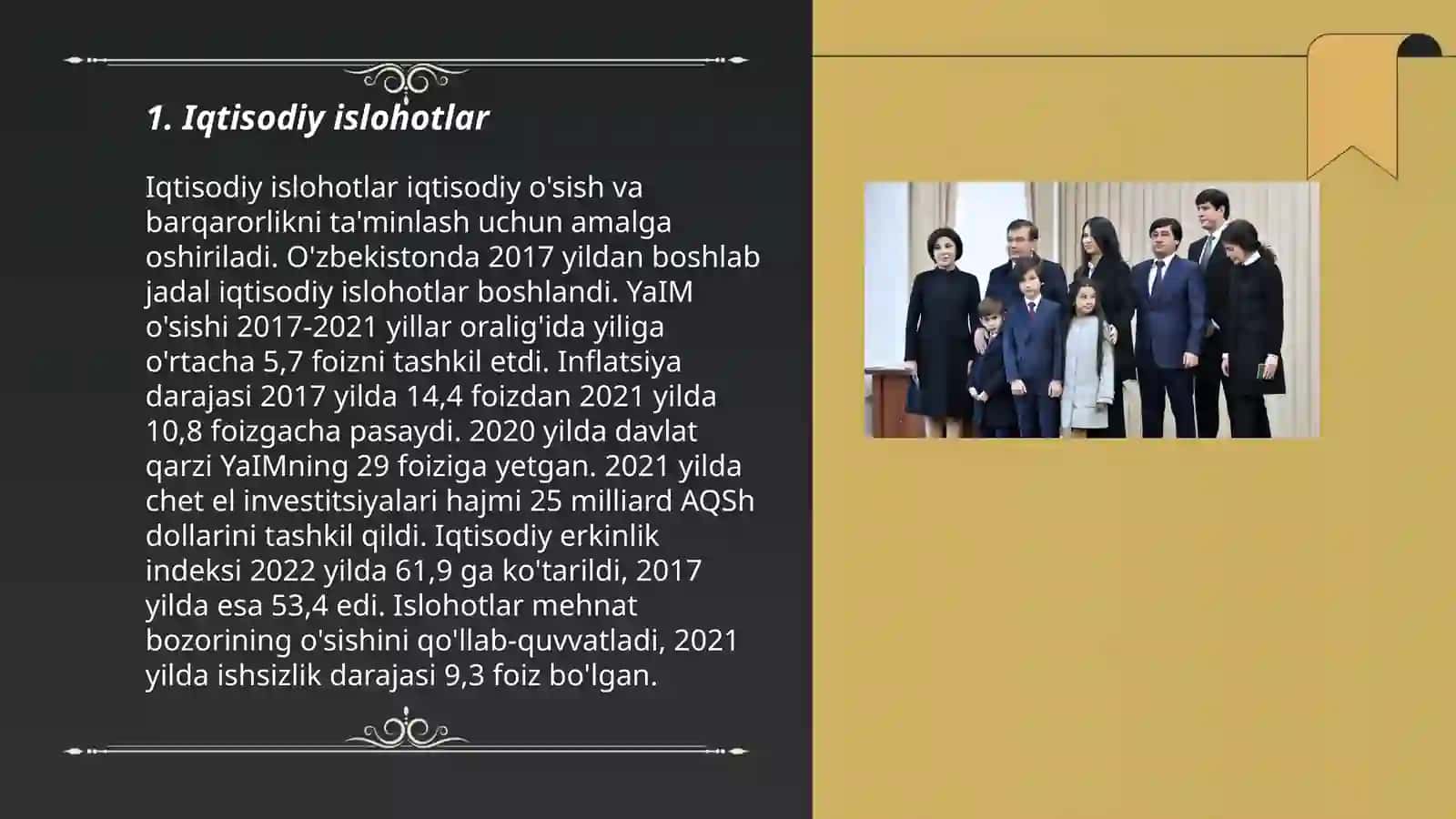 Iqtisodiy islohotlar 3