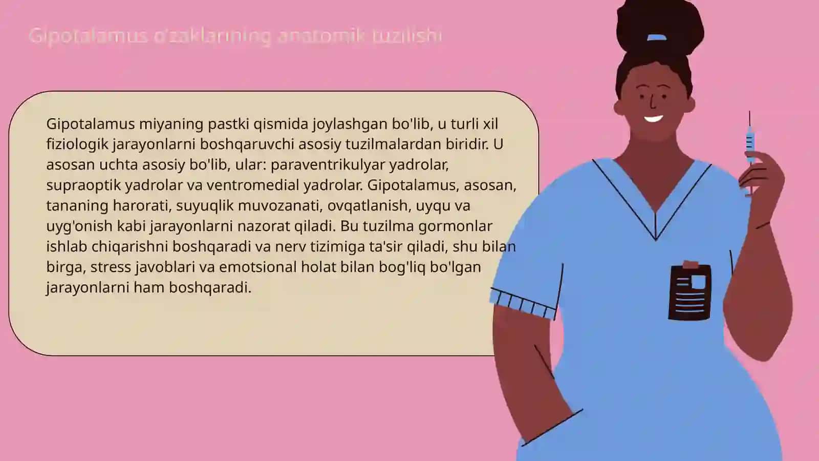 Gipotalamus o’zaklari va ularning klinik axamiyati 3