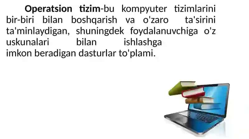 Zamonaviy operatsion tizimlar va ularning imkoniyatlari 3