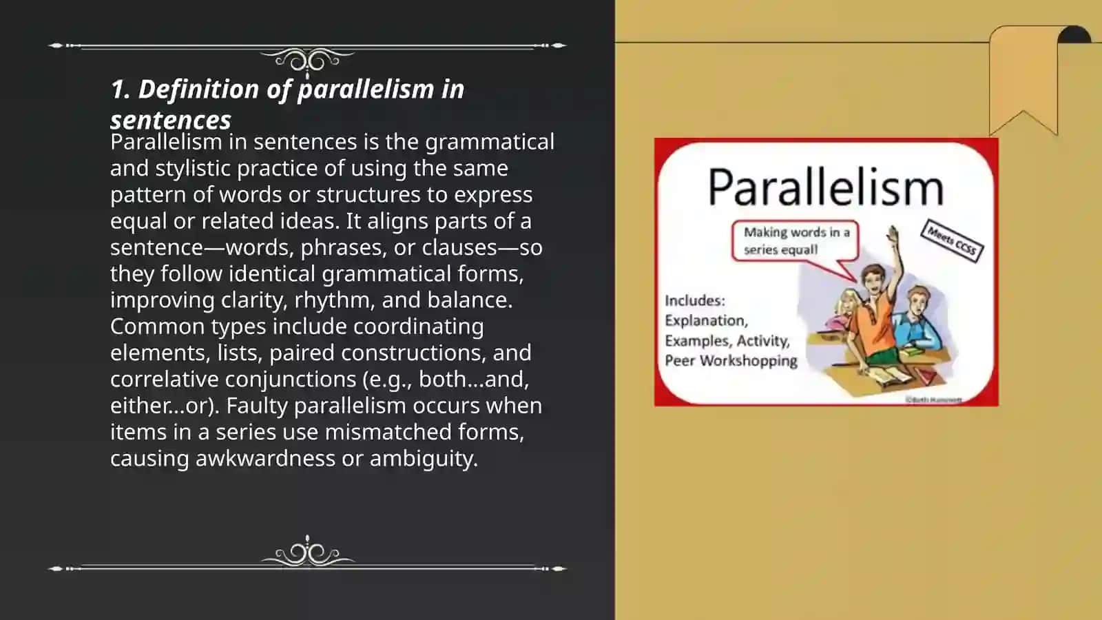 Parallelism sentences 3